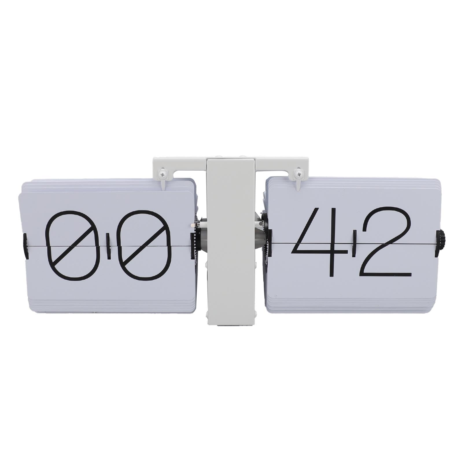 Horloges de Table, Rétro en Acier Inoxydable 304 PVC, Grande Horloge à Bascule Facile à Lire pour Dortoir (#1)