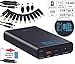 revolt Powerbank 24V Output: USB-Powerbank mit 18 Ah, DC 3-24 V, Starthilfe, QC & USB-C PD, 160 W (24 Volt, 24V Power Bank, Apple Ladekabel)