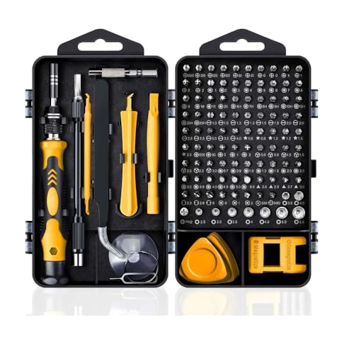 Conjunto de Chaves de Precisão Pro - 115 Peças com Estojo Compacto para Manutenção e Reparos de Celular, Computador, Drone e Relógios