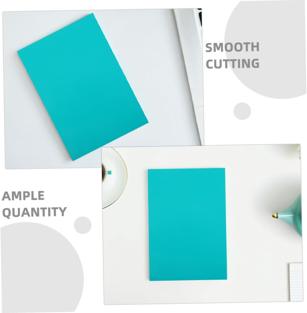 Holibanna 2pcs Carving Block Sheet for Printmaking Soft PVC Linoleum Plates for Beginners Smooth Cutting and Precision for Detailed Engraving Projects