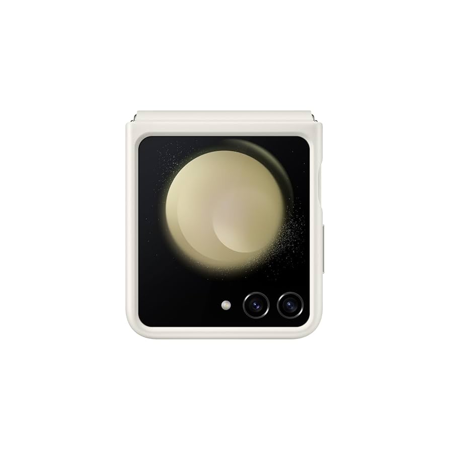 Amazon.co.jp: Galaxy Z Flip5 Flap ECO-Leather Case｜クリーム