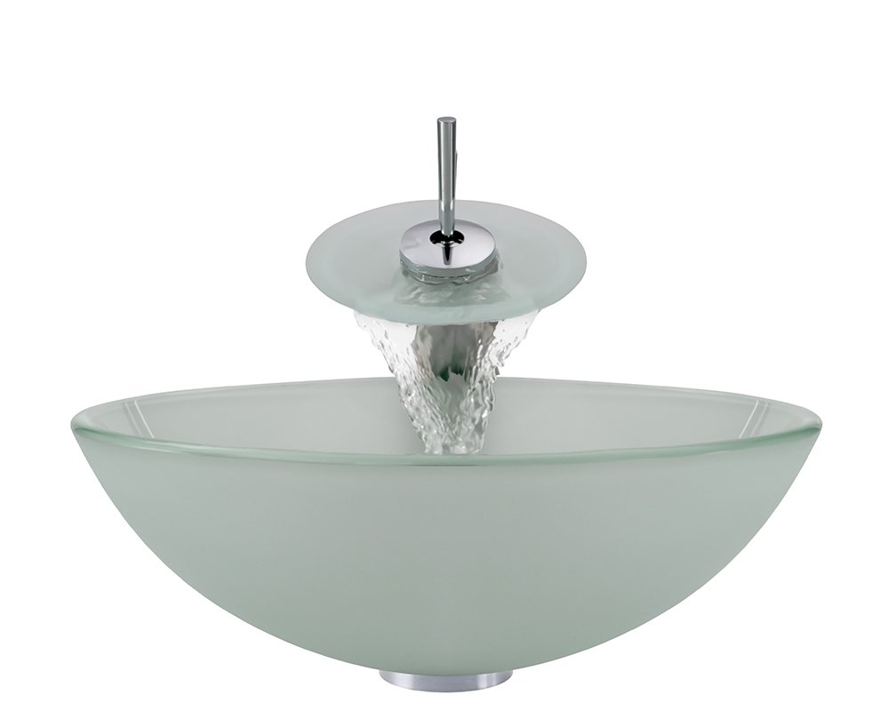 P206 Chrome Bathroom Waterfall Faucet Ensemble