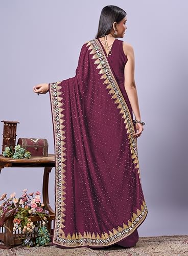 Image of Jaanvi fashion Women's Pasapalli Design Sambalpuri Silk Saree with Swarovski Work & Blouse Piece
