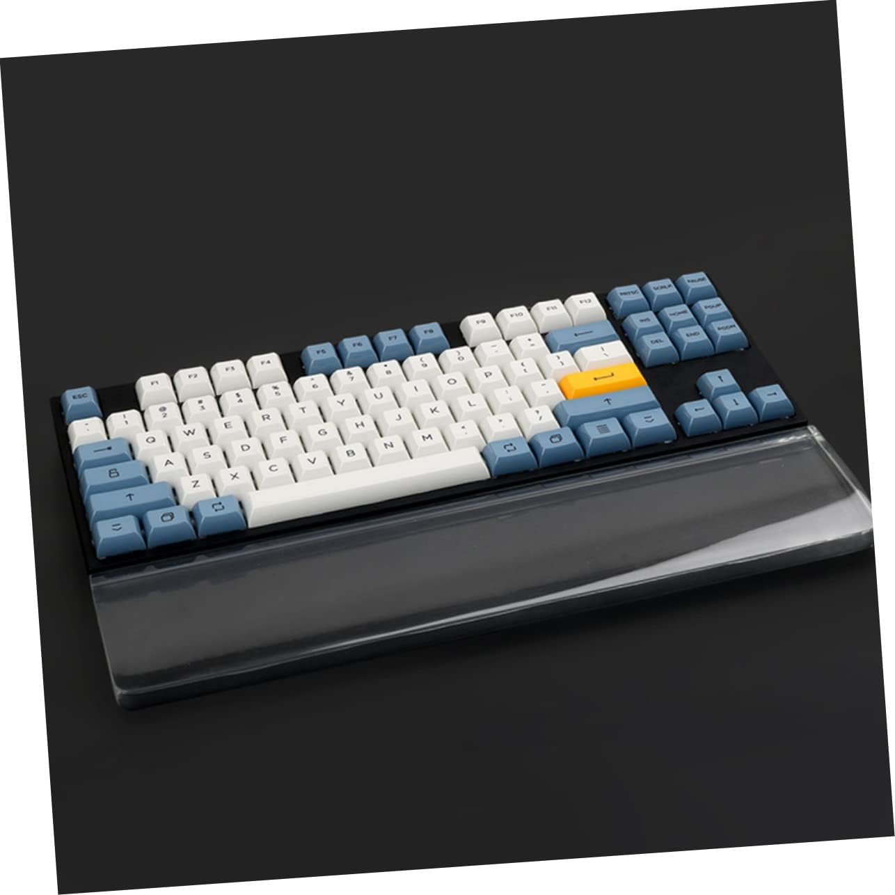 KICHOUSE Computer Keyboard Wrist Rest Pad Black Resin Hand Rest Gaming Accessory Wrist Support for Typing