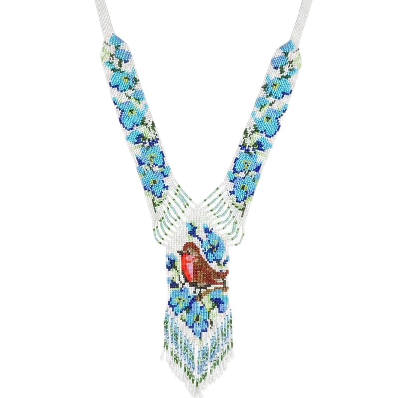 Collier ukrainien Gerdan en perles à porter pour vos événements culturels et soirées