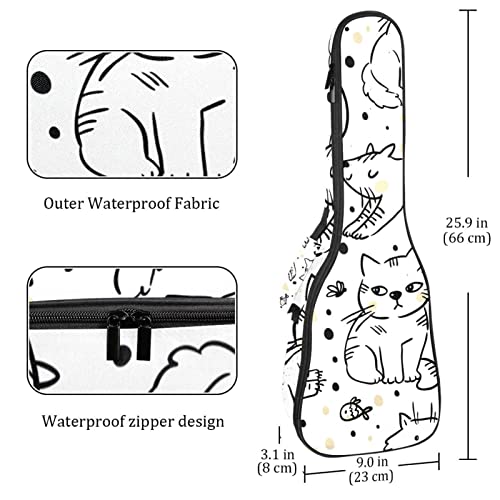 Sac de rangement pour ukulélé robuste antichoc pour protéger des rayures - 4