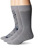 Dockers Men's Three Pack of Cushioned Dress Socks