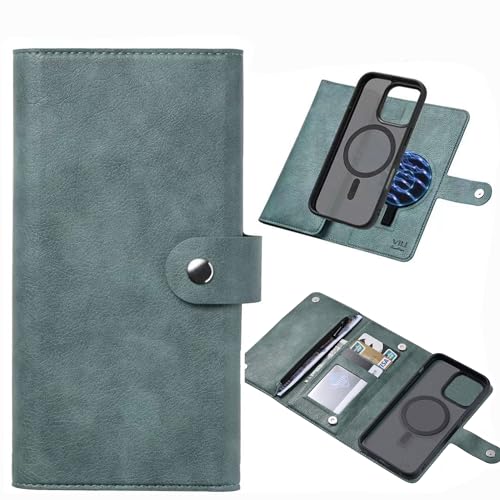 ViLi-GVB iPhone 16 Pro Ή 2in1 z J[h[ XL~Oh~ O\ }Olbg E  Xgbvt 2WAY 蒠^P[X AeB[N ΃O[ CIH16Pro-VL-GVB-GR