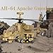 KALAPINK AH64 Apache Military Helicopter Building Blocks Set (200+ Pieces), Army Airplane Designed for Plane Lovers, Kids (8+Years) and Adults