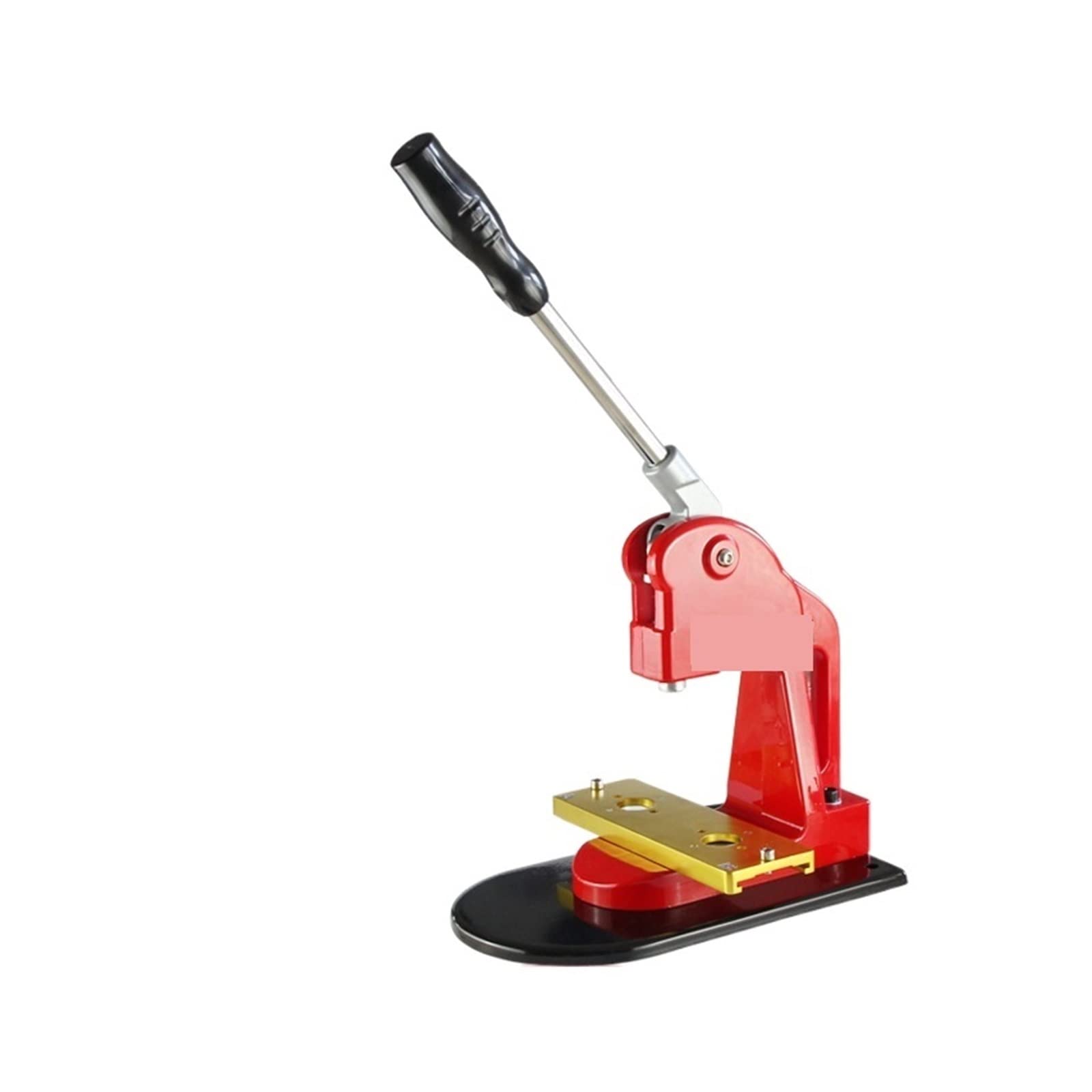 Maszyna do robienia czerwonych znaczków, obsługa ręczna, ręczna maszyna do dziurkowania odznak 58 mm(Red model)