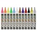 12PCS Erasable Colored Markers Whiteboard Markers Colorful Chalkboard Pens for Whiteboard Chalkboard