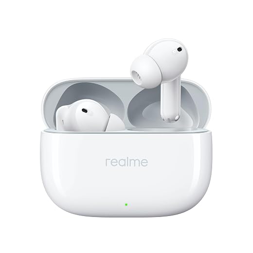 realme Buds T300 TWS in Ear Earbuds with 40H Play Time,30Db ANC, 360° Spatial Audio with Dolby Atmos, 12.4 Mm Dynamic Bass Boost Driver, Ip55 Water & Dust Resistant, Bt V5.3 (Stylish Black)