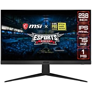 MSI Optix G241V E2 16:9 IPS, 1920 x 1080 FHD, 1000:1