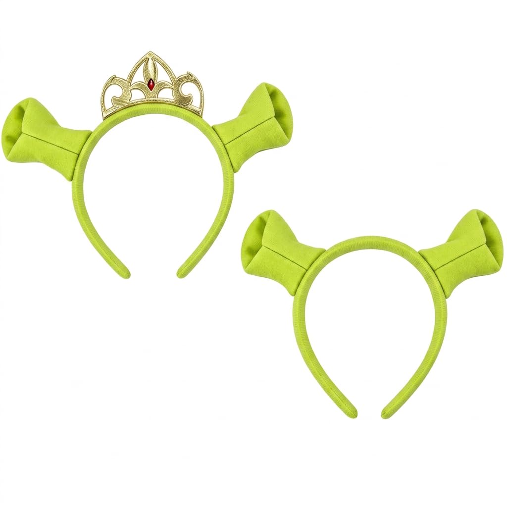 Aguwgax 2-Piece Elf and Monster Ears Headband Set, 27x20x2cm