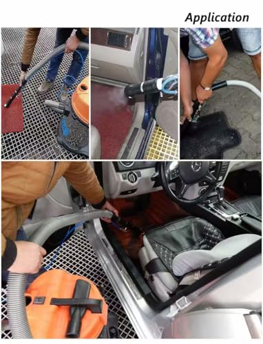 Image of Pneumatic Air Blow-dust Gun Car Wash Interior Cleaning Gun for Blaster Vacuum Cleaner Vacuum Gun Car Detailing(Aluminiun Rotate Tube)
