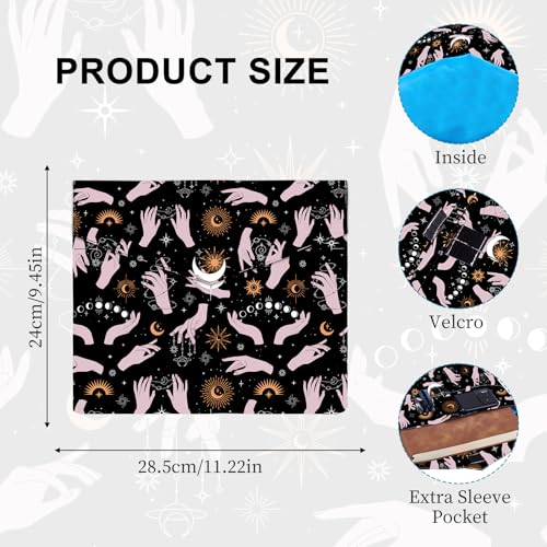 NICENEEDED Printed Book Cover, Tarot Theme Book Sleeve - Image 4