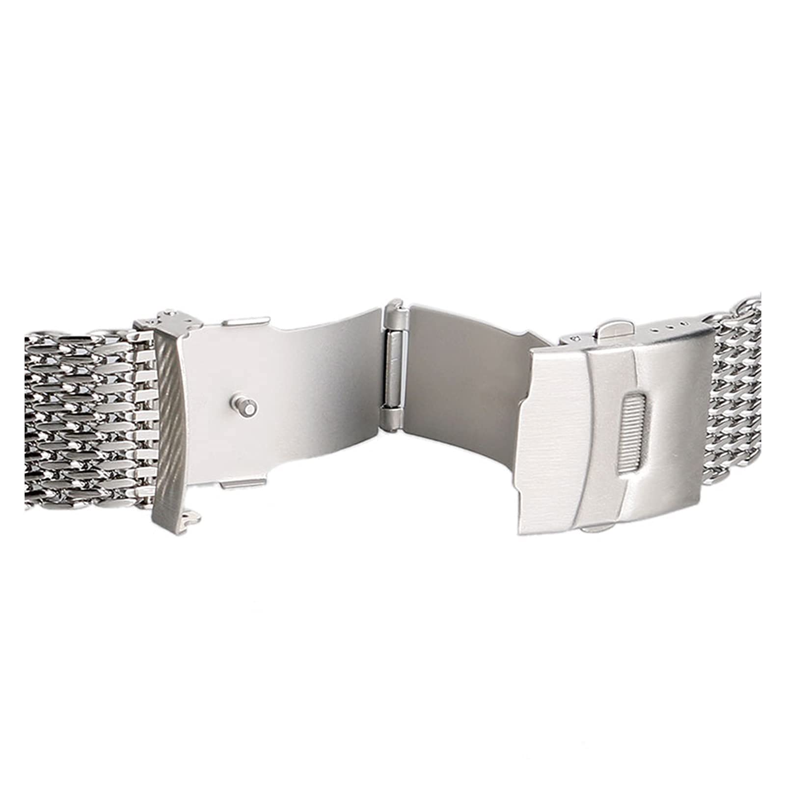 Paski do obserwacji, 18 mm 20 mm 22 mm 24 mm luksusowy stal ze stali nierdzewnej Mesh Band Mash