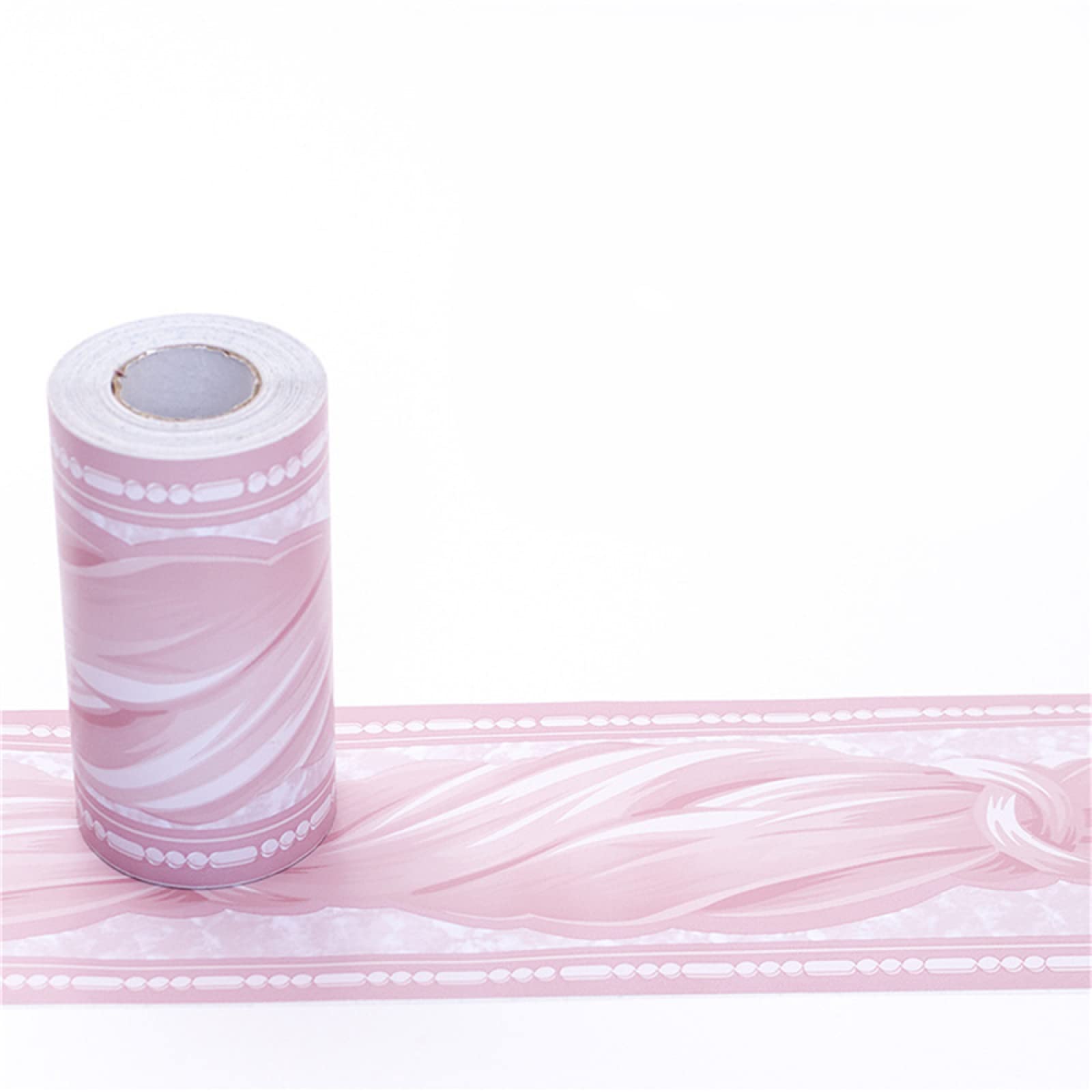 Guest Ruyunlai Pink Rope Wallpaper Border Kitchen Vinyl Border Stickers 10.6Cm X 1000Cm