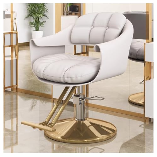 Professioneller hydraulischer Friseurstuhl, höhenverstellbar, um 360 ° drehbar, Salon-Styling-Stuhl für Haarschnitte, Beauty-Spa, Tattoo-Studio, ultimativer Komfort und Haltbarkeit