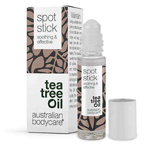 Australian Bodycare Tea Tree Oil Spot Stick – Roll On para Espinillas, Granos, Piel Grasa y con Acné | Contiene Aceite de Árbol de Té Australiano de Grado Farmacéutico, 9ml