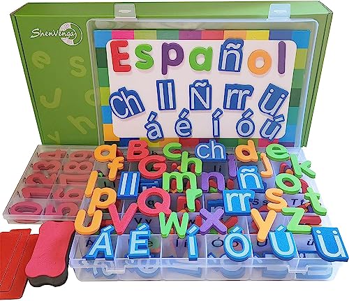 Juegos Educativos Niños 3 4 5 6 7 Años, Letras y Números Magnéticos,Smart Games Aprender a Leer Regalo Niño 3-8 Años Abecedario para Niños, Juguetes Niños 3-8 Años Letras Magneticas Niños