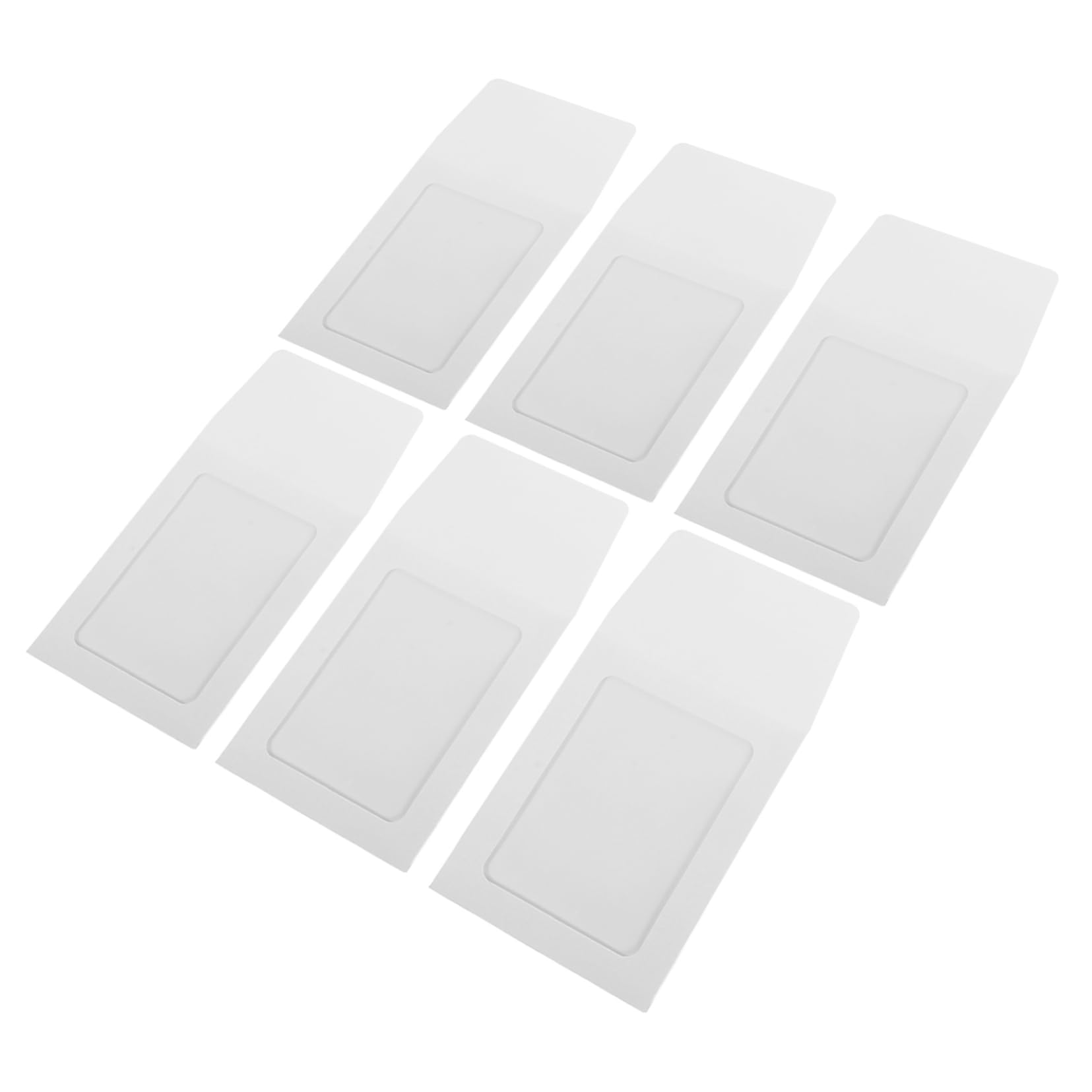 Operitacx 100 Pz Portacarte Color Macaron Custodie Per Carte Collezionabili Standard Copertine Delle Copertine Per Antigraffio Display e Carta Kraft Bianca