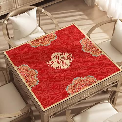mahjong mat, mantel antideslizante para mesa de mahjong 70x70cm miniatura 2