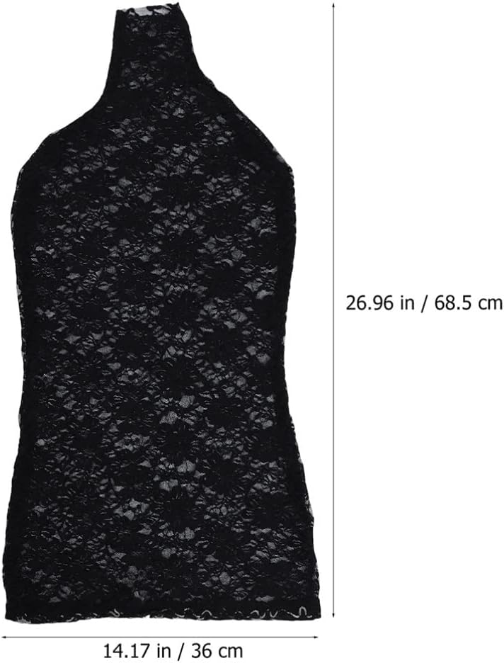 iplusmile 2pcs Female Dress Form Cover Cotton Lace Fabric Stylish Mannequin Accessory for Clothing Display Washable Reusable for Boutique Tailoring