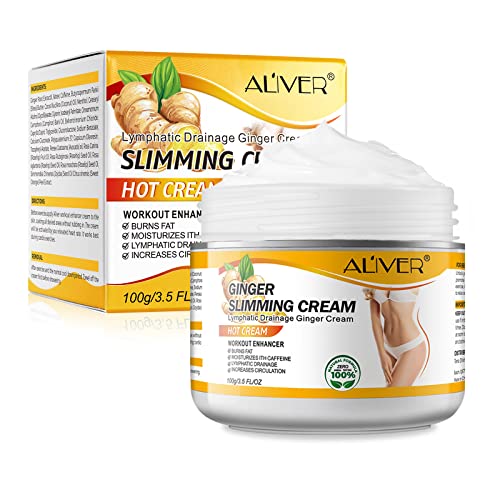 Ginger Slimming Cream - Hot Fat Burning Weight Loss Full Body Anti-Cellulite Cream for Belly, Perfect for Cellulite, Soothing, Relaxing, Tightening