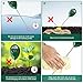 SZHLUX Moisture Meter Water Monitor Soil Hygrometer Sensor Care, Lawn, Farm, Indoor & Outdoor. (Plant Gifts for Gardeners), 10.23inch, Green