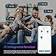 RENPHO Personenwaage Digital, Bluetooth Körperfettwaage mit Hochpräzisions-Sensoren, Smart Waage mit Körperfett und Muskelmasse 180 kg/400 lbs