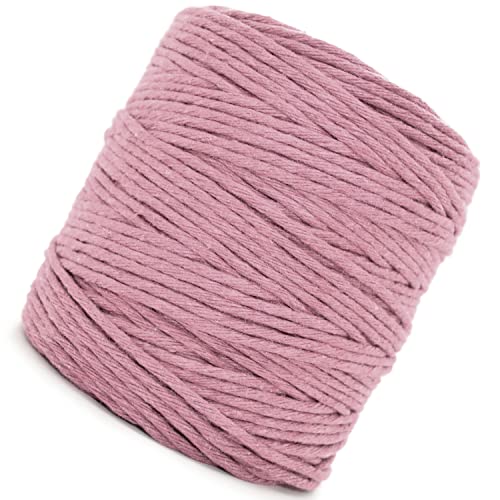 Premium Dusty Rose Macrame Cord - Image 3