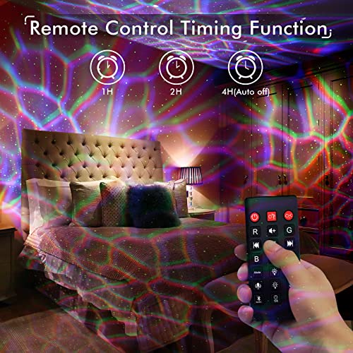 Image of Rossetta Galaxy Projector, Star Projector Light for Bedroom, Bluetooth Speaker and 8 White Noise, Night Light Projector for Kids Adults Game Room, Home Theater, Ceiling, Christmas, Room Decor