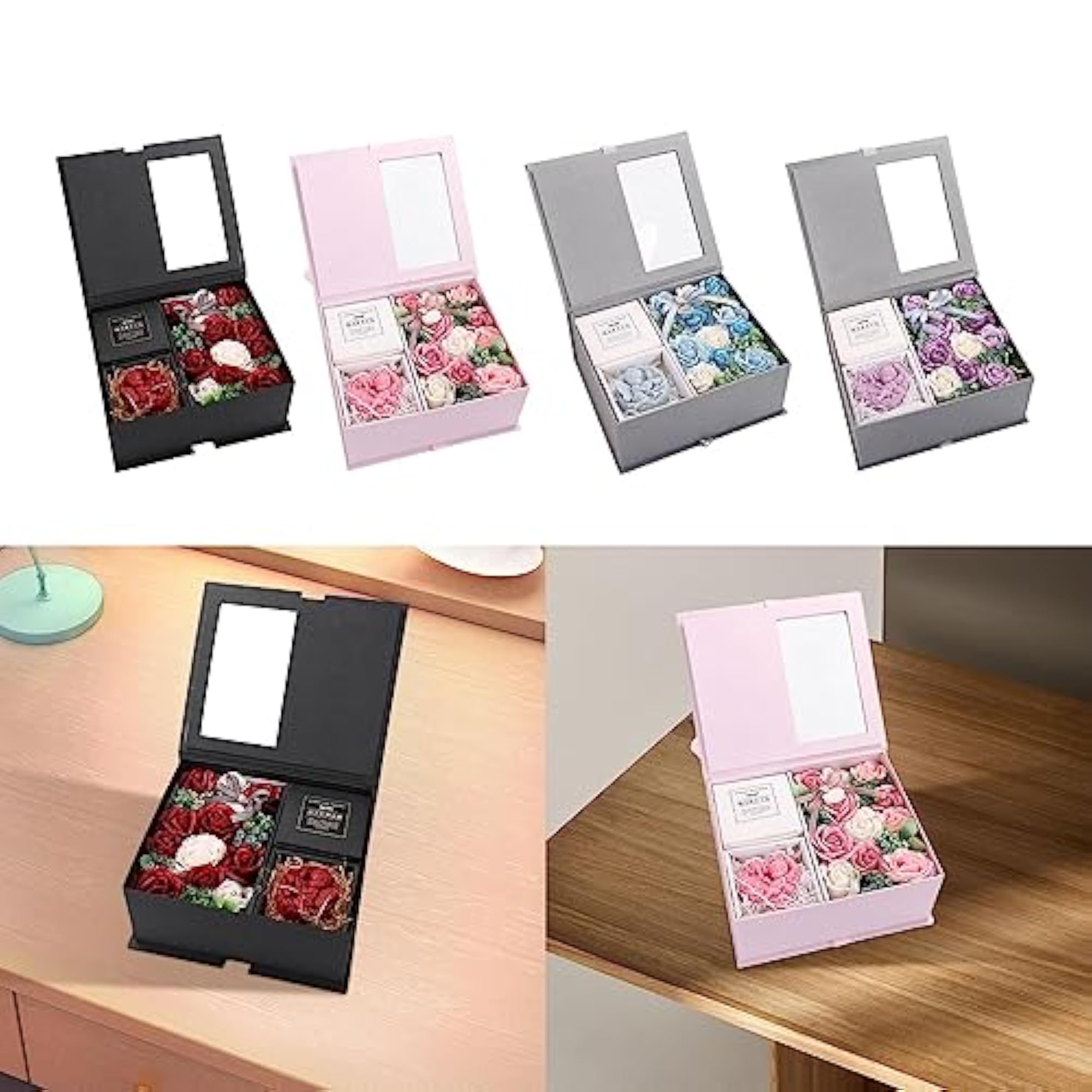 Rose Soap Flower Gift Box, Romantic Gift for Special Occasions