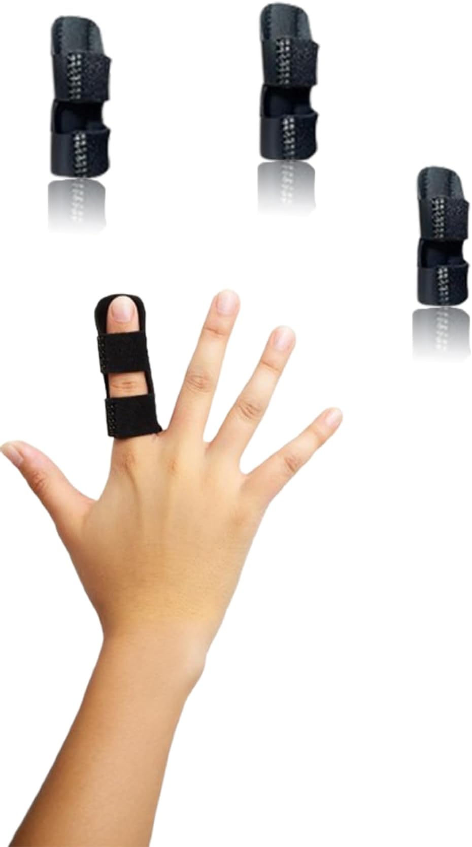 Sweet seven4-Pack Finger Splints for Knuckle Immobilization & Arthritis Relief - Protector & Straightener for Broken Finger Pain - Fits Index, Middle, Ring Fingers - Buy Now for Comfort & Support!