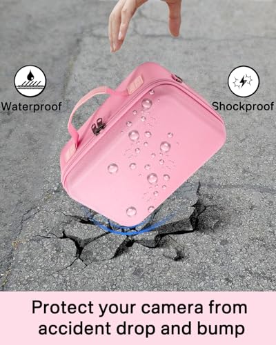 Funda rígida para cámaras Sony Alpha y otras marcas, rosa miniatura 6