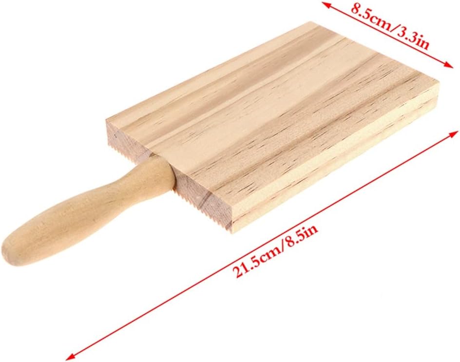 Wooden Garganelli Board Practical Pasta Gnocchi Macaroni Board Making Kitchen Cooking Tools
