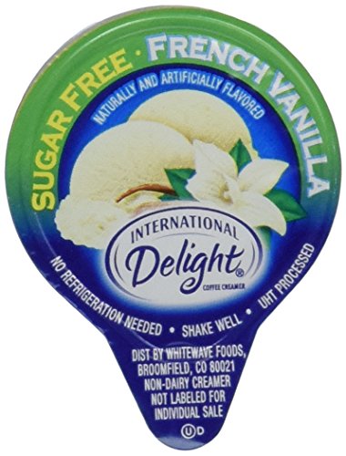 International Delight Sugar Free French Vanilla, 24 Count (Pack of 2)