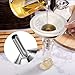 KALAVE Premium Stainless Steel Funnel, 5 Inch Food Grade Kitchen Funnels with 200 Mesh Food Filter Strainer for Filling Bottles, Oils, Juice, Wine, Coffee, Milk