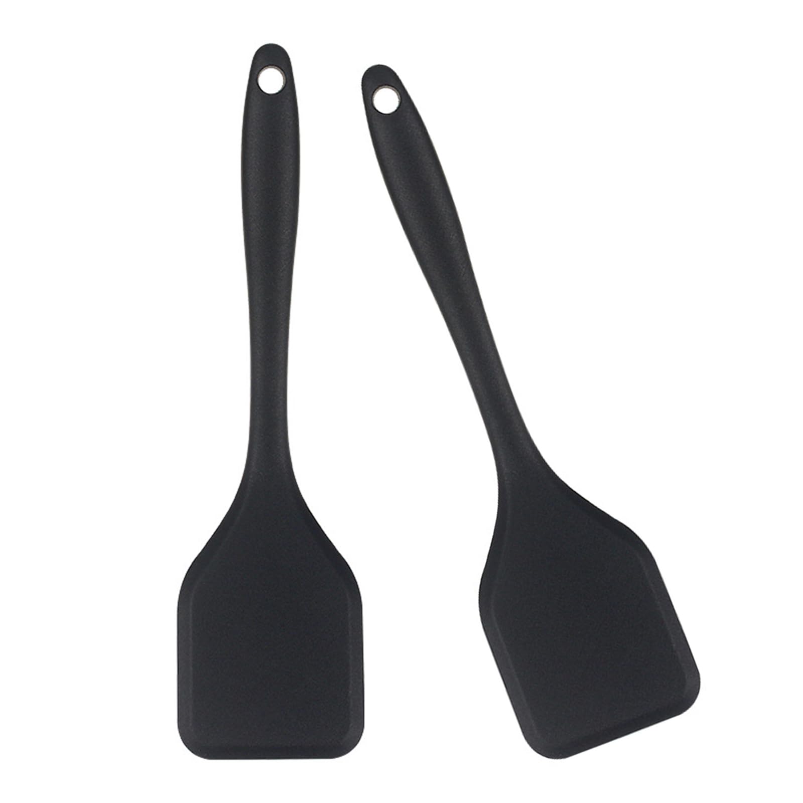 Nvoqilin Black Kitchen Spatulas Tool Silicone Cooking Spatula Nonstick Kitchen Tool For Frying And Stirring Nonstick Cooking Utensils