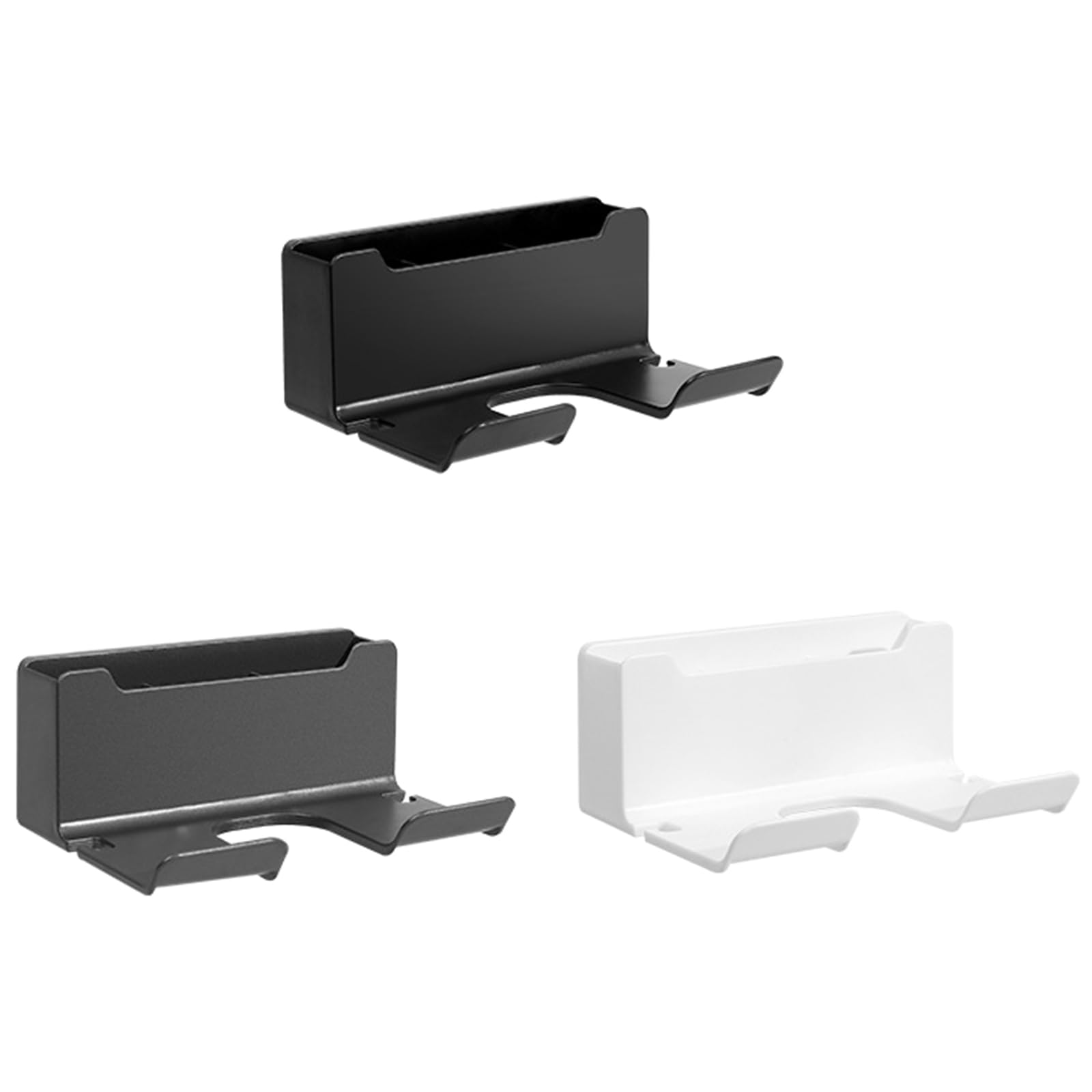 QMQJIA Space Saving Hair Dryer Storage Rack Wall Mounted Hair Dryer Holder Multifunctional Blower Bracket Hair Dryer Rack Wall Mounted Hair Dryer Holder Space Saving Stand Waterproof Hair Dryer Shelf