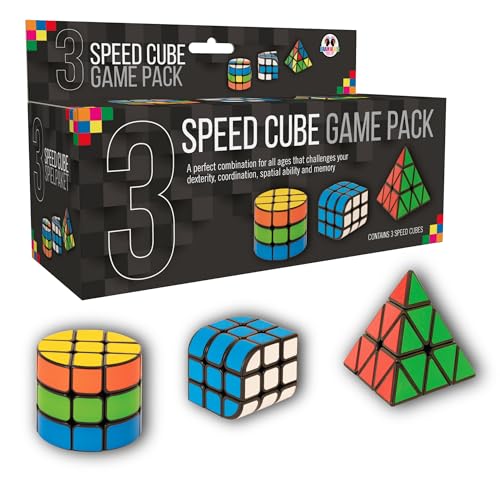 3PK Speed Cubes - Ultimate Puzzle Challenge!