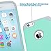 ULAK iPhone 6S Case, iPhone 6 Case, Slim Fit Dual Layer Soft Silicone & Hard Back Cover Bumper Protective Shock-Absorption & Anti-Scratch Case for Apple iPhone 6/6S 4.7 inch, Mint Green