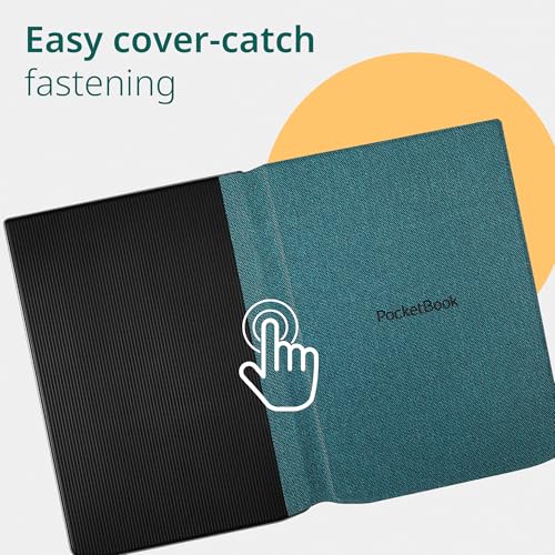 Image of PocketBook E-Reader Cover for InkPad 4 & InkPad Color 2 | Flip Cover with Smart Sleep Function | Durable Protection | Lightweight Covers Perfect for Travel | E-Book Reader Case in Sea Green