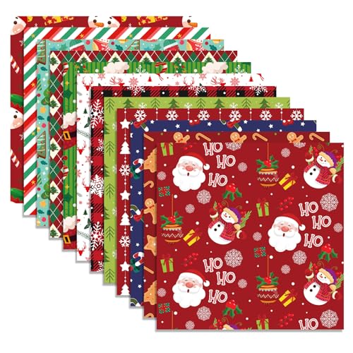 24 Fogli Carta Scrapbooking Natale 30x30cm, Carta Decorativa per Scrapbooking, Fai da Te, Biglietti, Inviti, Buste, Origami, Diario, Carte Decorative, Fondali Creativi