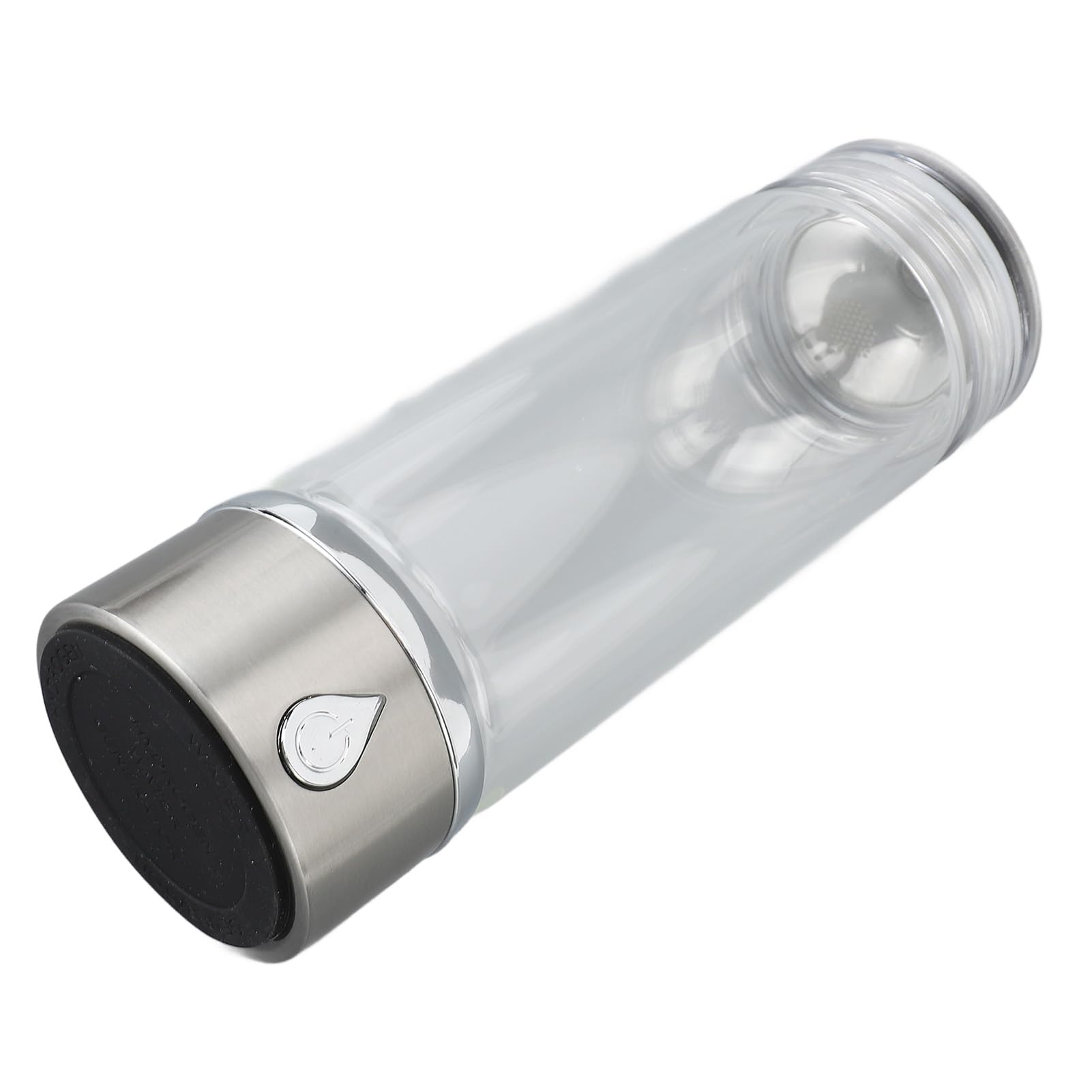 Kubek Zdrowotny Bogaty w Wodór, Wydajna, Podwójna Szklana Butelka na wodę bogatą w Wodór ze Stali Nierdzewnej 420 Ml 1200 do 1500 PPB (Generic7og2bre0qa-12)