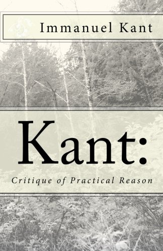 Kant: Critique of Practical Reason 1452801347 Book Cover