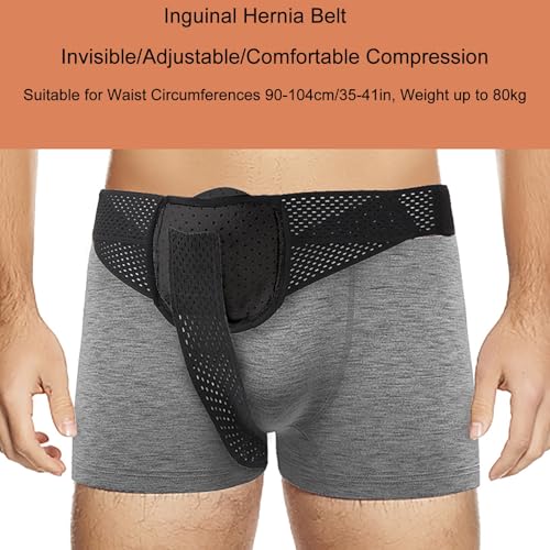 Faja para Hernia para Hombre con Almohadilla de Compresión Removible miniatura 2