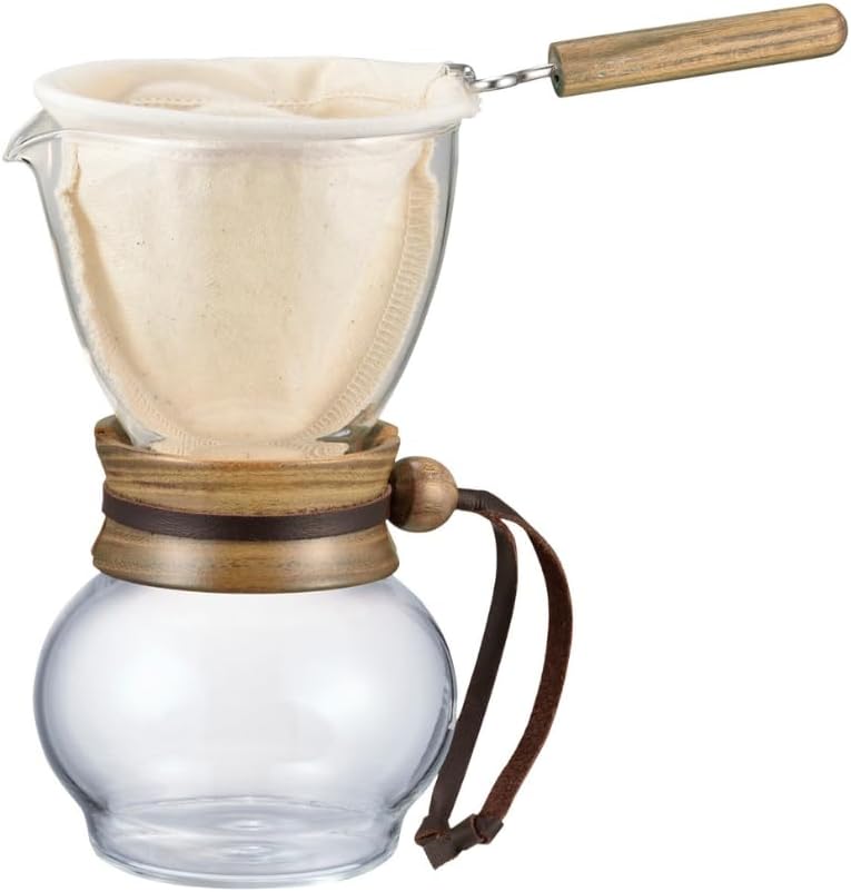 Woodneck Drip Pot, 240ml, Acacia Wood