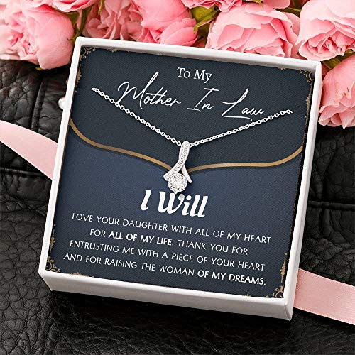 Generic, Personalized Jewelry Gift Forever Love Necklace, Mother In Law Gift From Son In Law, Future Mother In Law Gift, Necklace For Mother In Law, Birthday Gift, First Meeting, Thank You Gift #TOP14